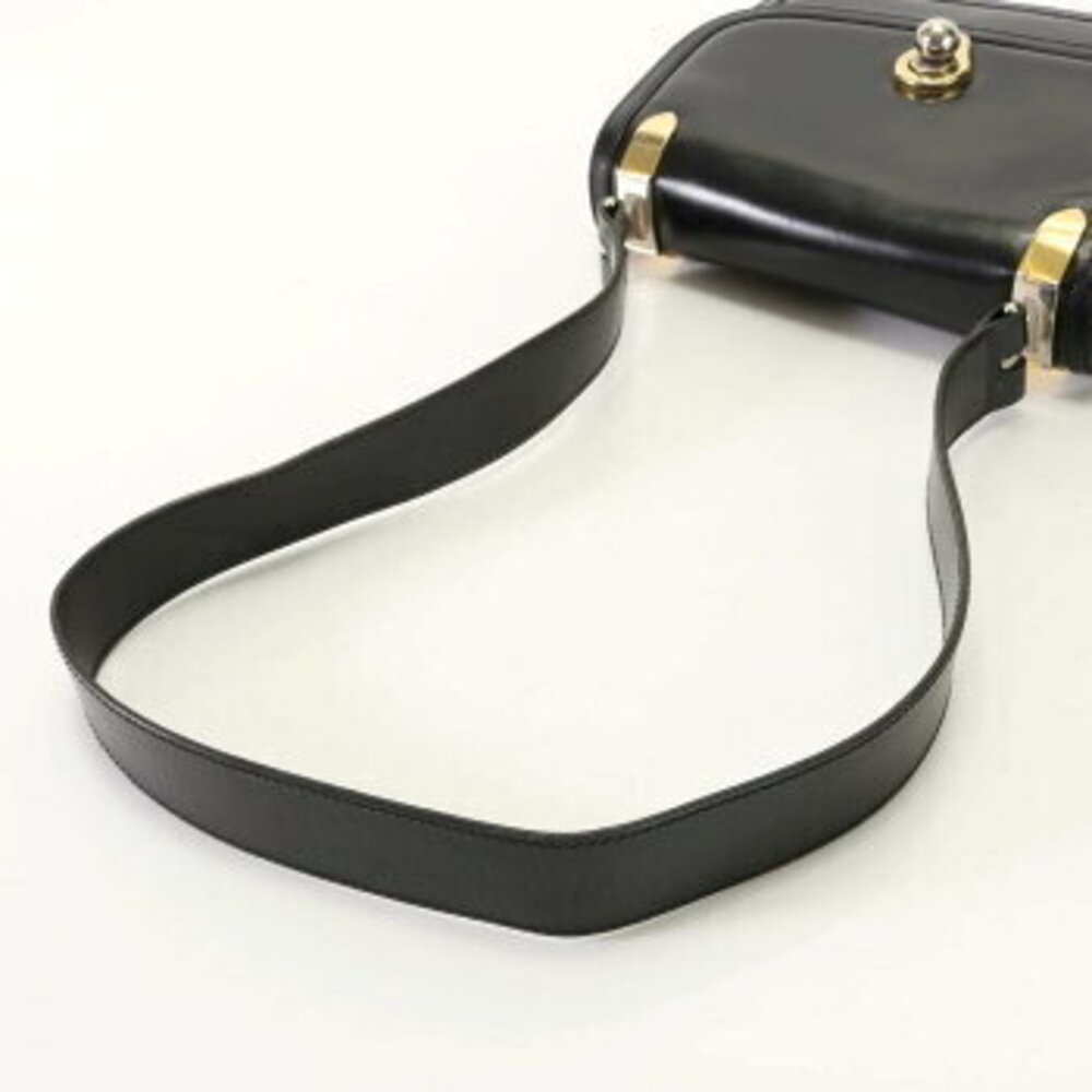 Gucci bag black calfskin shoulder leather - Picture 6 of 14